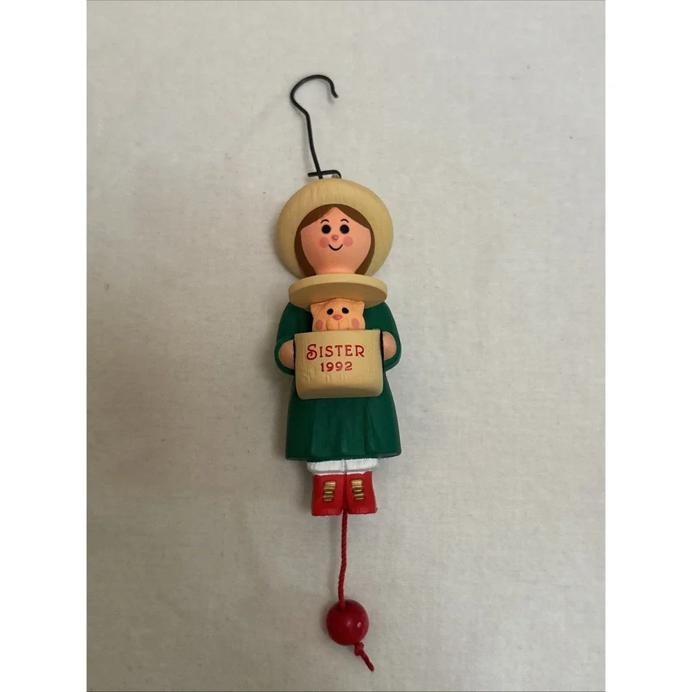 Hallmark Keepsake Ornaments Vintage Lot of 3 Mother Sister 1986 1989 1992